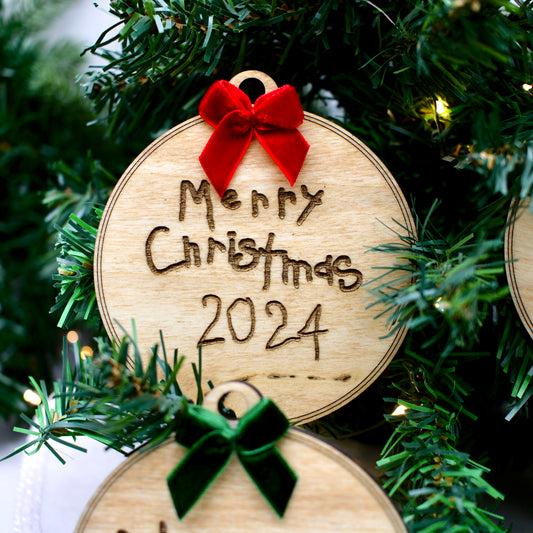 CUSTOM HANDWRITING ORNAMENT