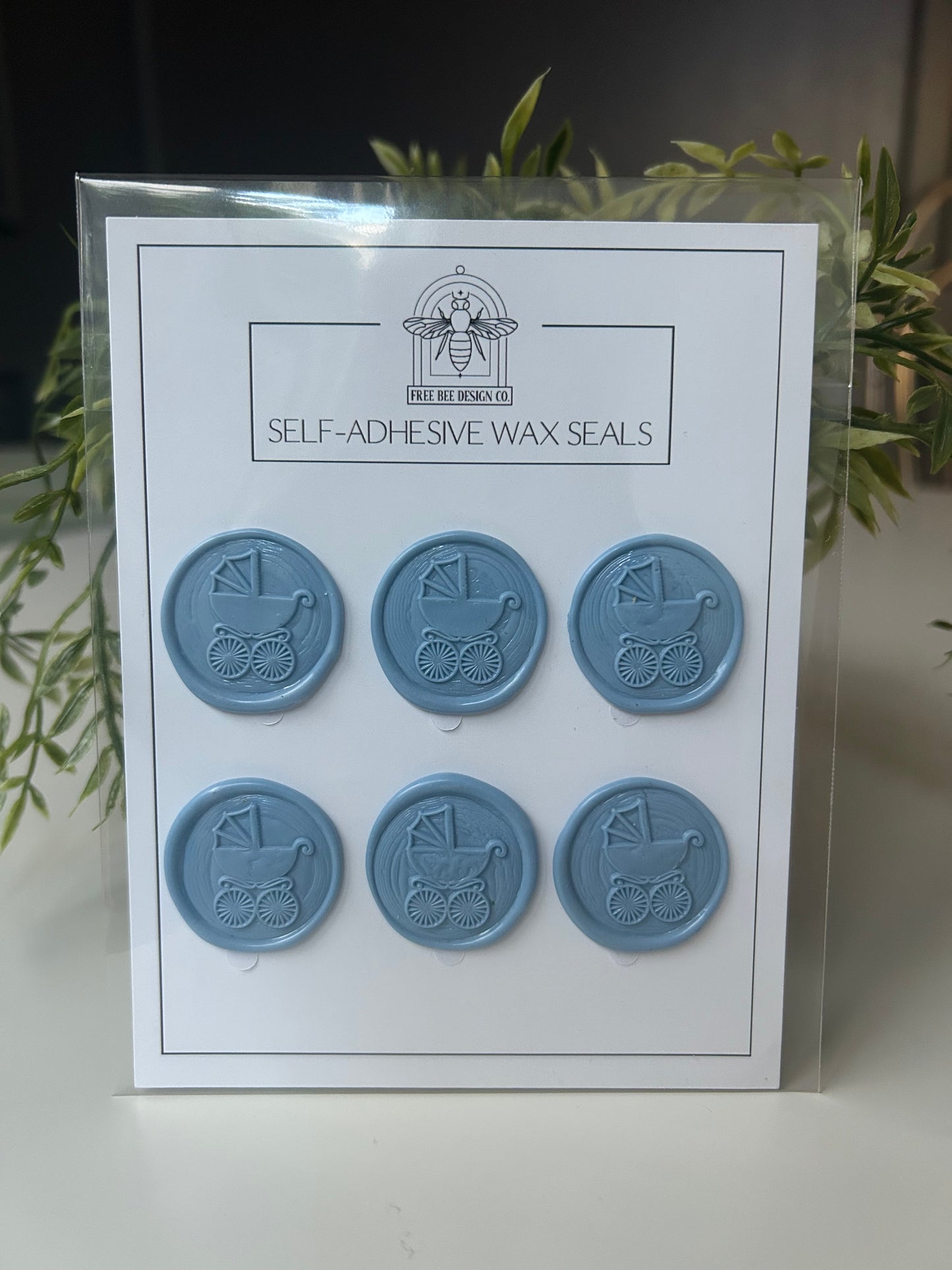 BABY CARRIAGE WAX SEAL SET