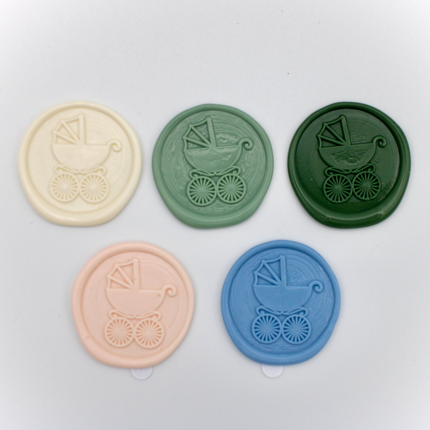 BABY CARRIAGE WAX SEAL SET